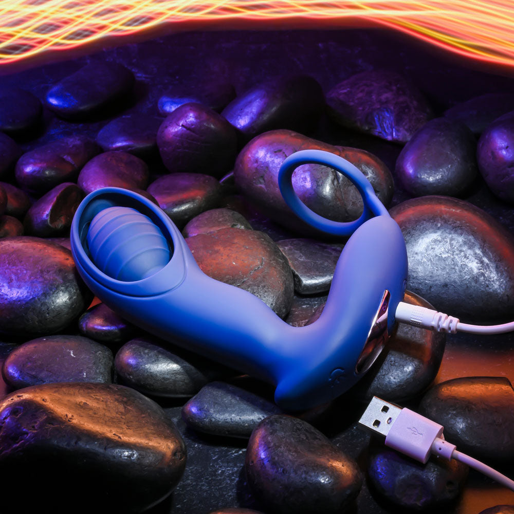 Zero Tolerance EXTRA MILE - Blue Vibrating Prostate Massager