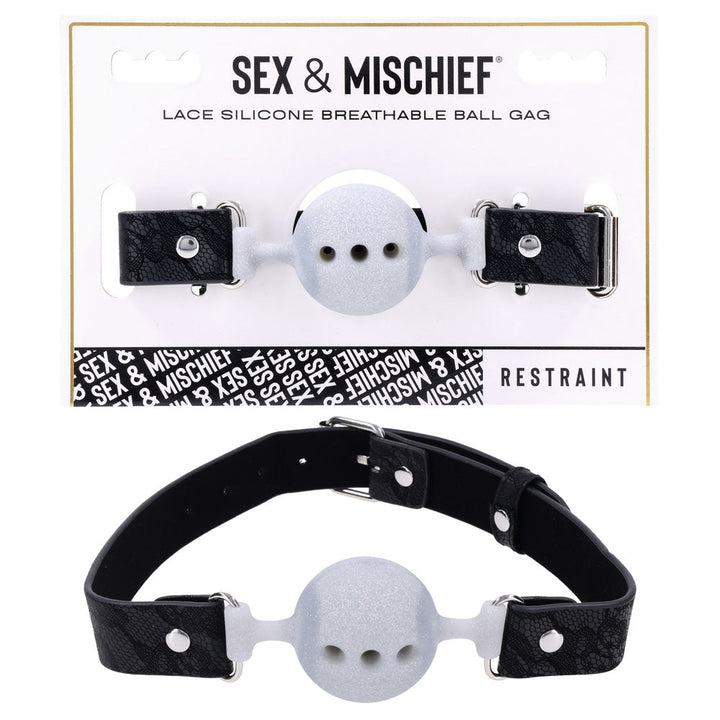 Silicone ball gags with adjustable straps