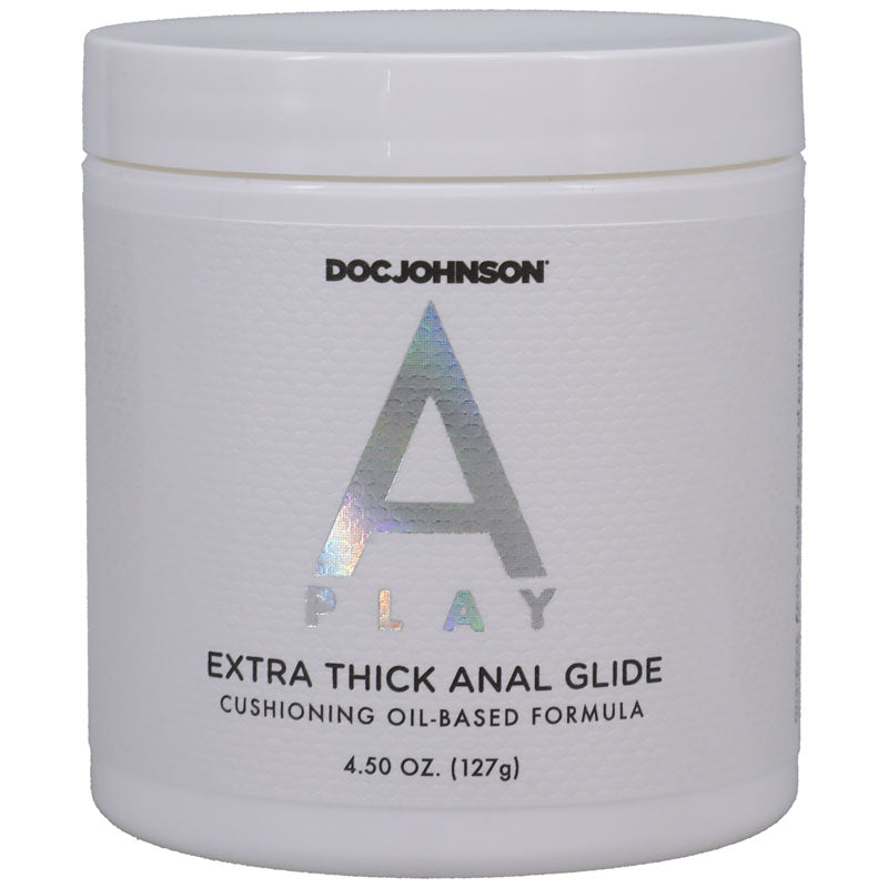 A-Play Extra Thick Anal Glide - Oil Based Fisting Lubricant - 127 gram Tub - Image 1
