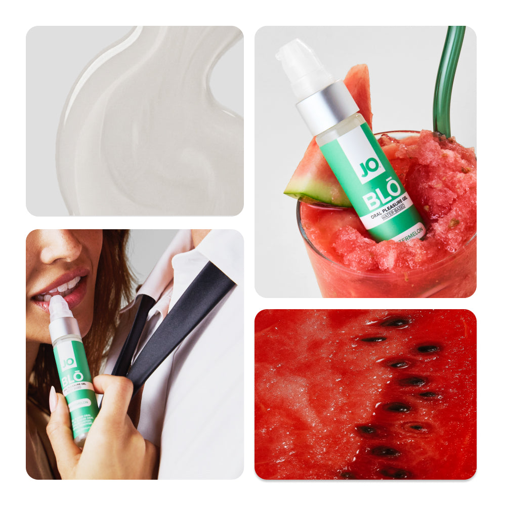 JO Blo Watermelon Flavoured Oral Pleasure Gel - 30 ml Bottle