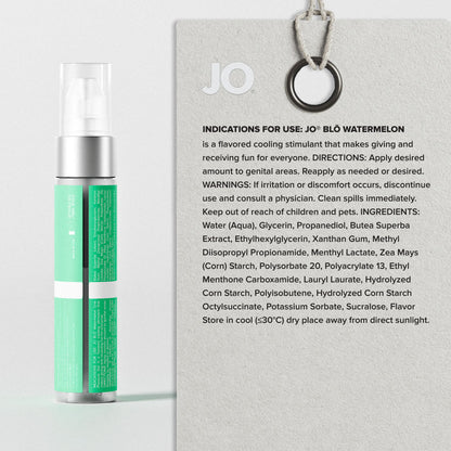 JO Blo Watermelon Flavoured Oral Pleasure Gel - 30 ml Bottle