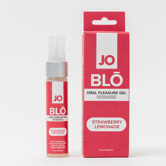 JO Blo Strawberry Lemonade Flavoured Oral Pleasure Gel - 30 ml Bottle