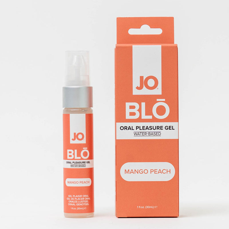 JO Blo Mango Peach - Mango Peach Flavoured Oral Pleasure Gel - 30 ml Bottle