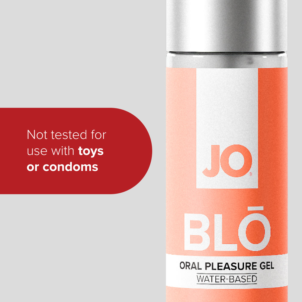 JO Blo Mango Peach Flavoured Oral Pleasure Gel - 30 ml Bottle