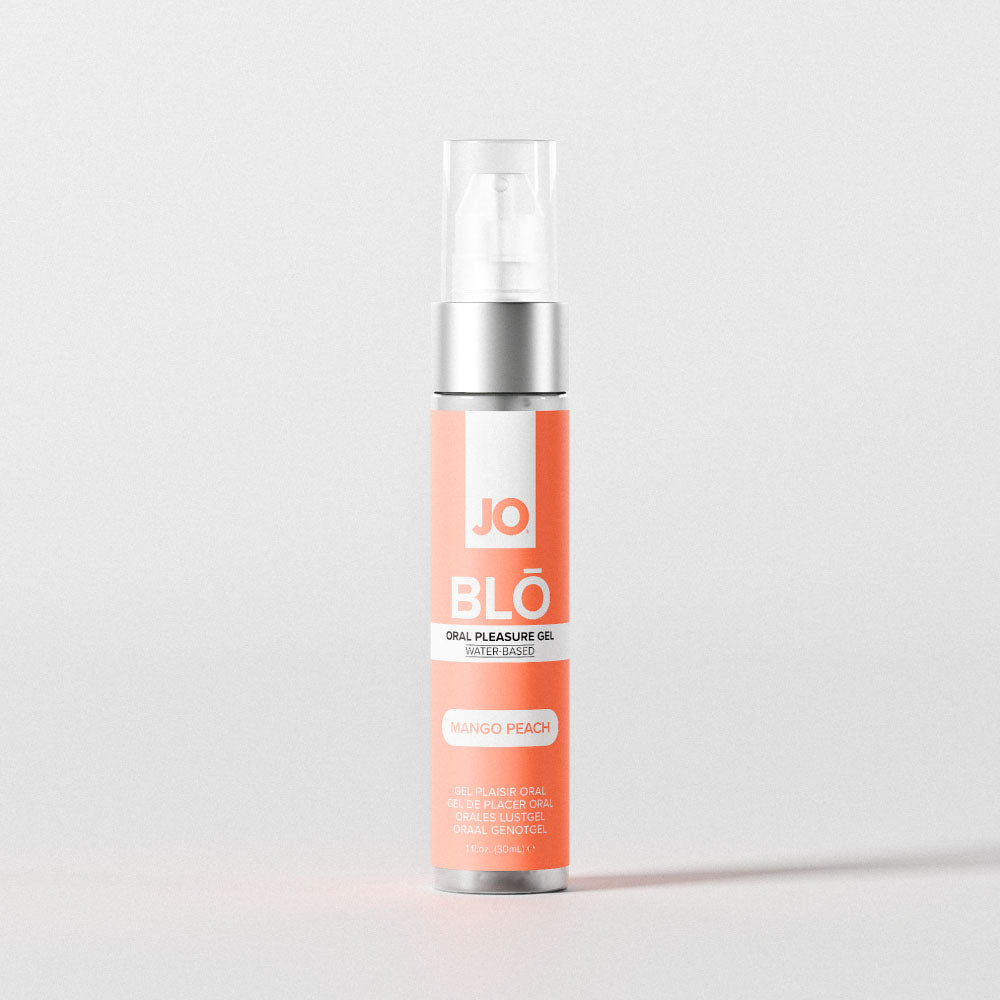 JO Blo Mango Peach Flavoured Oral Pleasure Gel - 30 ml Bottle