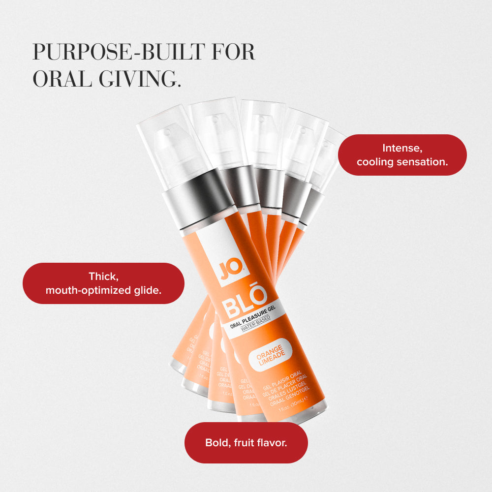 JO Blo Orange Limeade Flavoured Oral Pleasure Gel - 30 ml Bottle