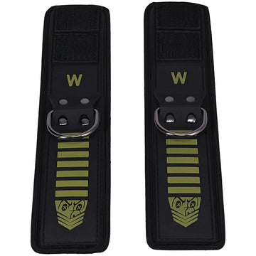 Fort Troff - Tactical Wrist Cuffs - Black/Green Restraints