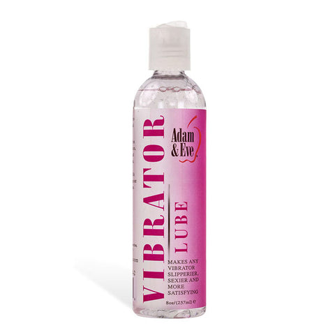 Adam & Eve Vibrator Lube - Water Based Lubricant - 237 ml (8 oz) Bottle - Image 1