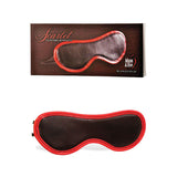 Adam & Eve Scarlet Couture Blindfold - Black/Red Blindfold - Image 32