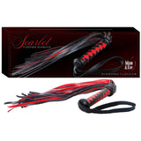 Adam & Eve Scarlet Couture Diamond Flogger - Red/Black Whip - Image 94