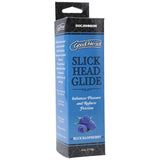 GoodHead Slick Head Glide - Blue Raspberry - Blue Raspberry Flavoured Lubricant - 120 ml Tube - Image 3