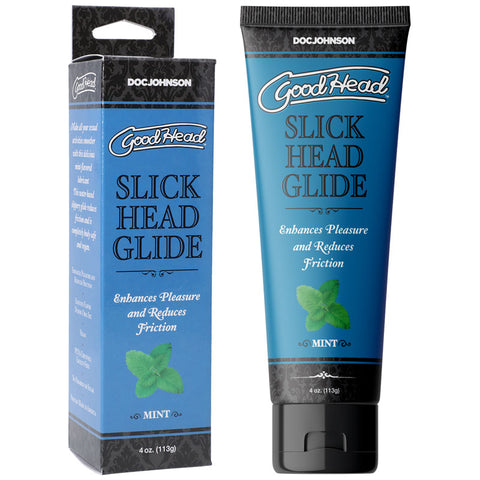 GoodHead Slick Head Glide - Mint - Mint Flavoured Lubricant - 120 ml Tube - Image 1