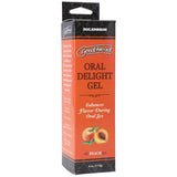 GoodHead Oral Delight Gel - Peach - Peach Flavoured Oral Gel - 120 ml Tube - Image 3