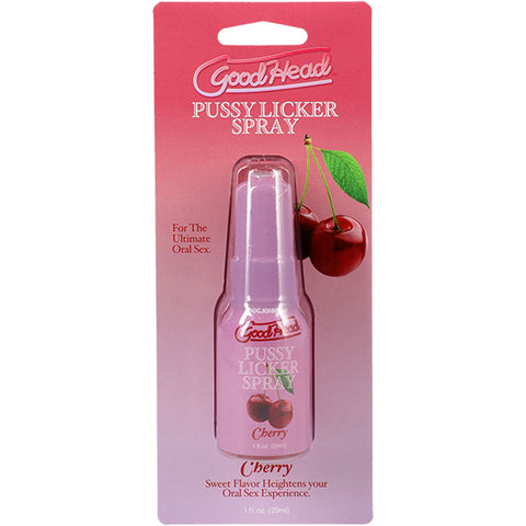 GoodHead Pussy Licker Spray - Cherry - Cherry Flavoured Spray - 29 ml Bottle - Image 1