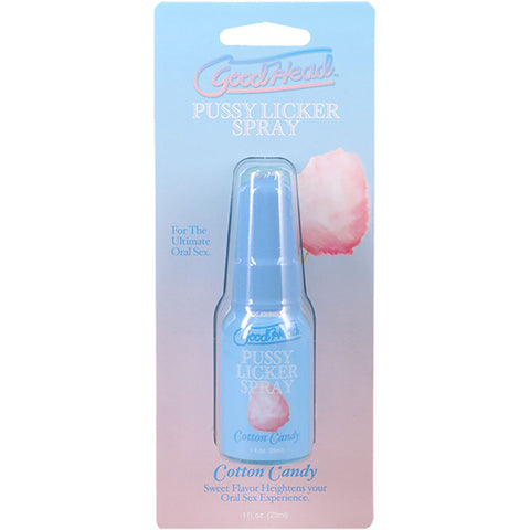 GoodHead Pussy Licker Spray - Cotton Candy - Cotton Candy Flavoured Spray - 29 ml Bottle - Image 1