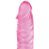 Adam & Eve Pink Jelly Slim Dildo - Pink 14.5 cm (5'') Dong - Image 208