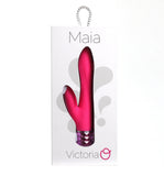 Maia Victoria - Pink 15.2 cm USB Rechargeable Rabbit Vibrator - Image 5
