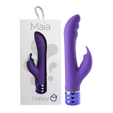 Maia Hailey - Purple 15.2 cm USB Rechargeable Rabbit Vibrator - Image 1