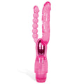 Adam & Eve Dual Pleasure Vibe - Pink 12 cm (4.75'') Vibrator with Anal Probe