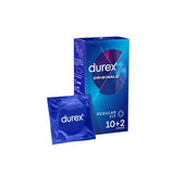 Durex Originals Regular Fit Condoms - Regular Fit Latex Condoms - 10 Pack + 2 Free - Image 1