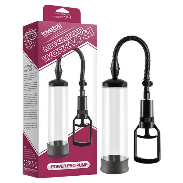 Maximizer Worx VX1 - Power Pro Pump - Clear Penis Pump with Cock Ring - Image 1