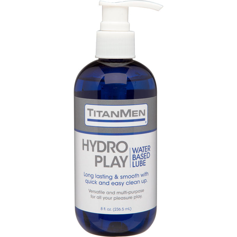 TitanMen Hydro Play - Water Based Lubricant - 240 ml Pump Bottle - Image 1
