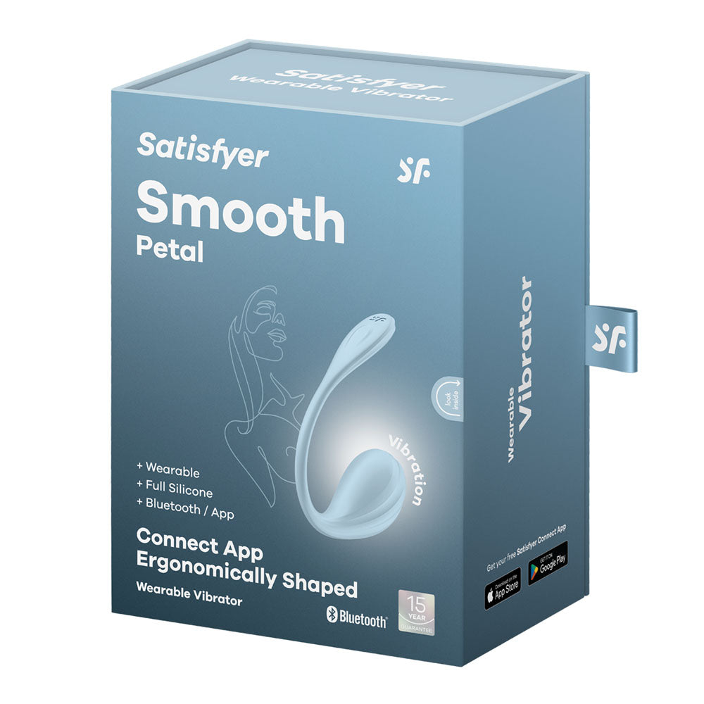 Satisfyer Smooth Petal Wearable Stimulator with App Control