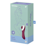 Satisfyer Dual Crush - Red Air Pulse Stimulator with Vibration - Image 7