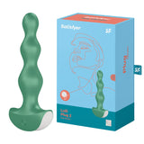 Satisfyer Lolli-Plug 2 - Green Vibrating Anal Beads - Image 1