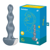 Satisfyer Lolli-Plug 2 - Gray Vibrating Anal Beads - Image 1