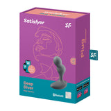 Satisfyer Deep Diver - Black Vibrating Butt Plug with App Control - Image 8