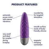 Satisfyer Ultra Power Bullet 5 - Purple USB Rechargeable Bullet - Image 3