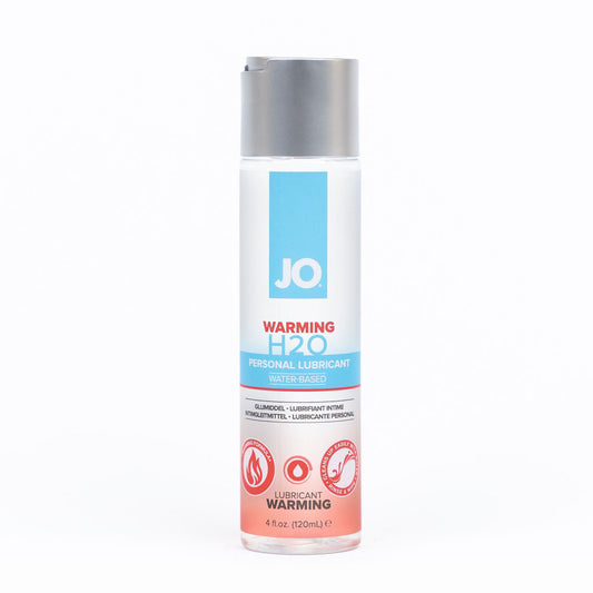 JO H2O Warming Lube - 120 mL - Water Based Warming Lubricant - 120 ml Bottle