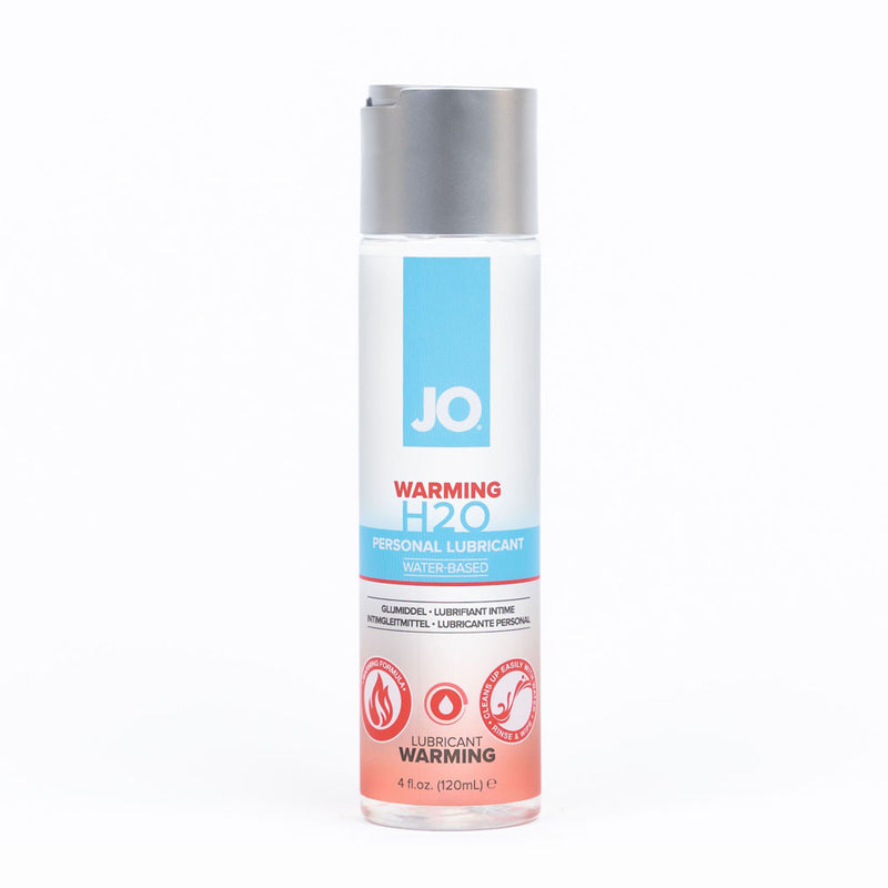 JO H2O Warming Lube - 120 mL - Water Based Warming Lubricant - 120 ml Bottle