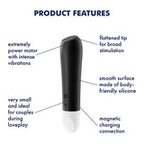 Satisfyer Ultra Power Bullet 2 - Black USB Rechargeable Bullet - Image 3