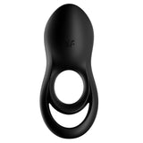 Satisfyer Legendary Duo - Black USB Rechargeable Cock & Balls Ring - Image 5