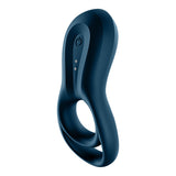Satisfyer Epic Duo - Navy Blue USB Rechargeable Cock & Balls Ring with App Control - Image 4