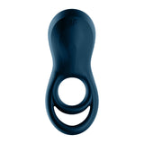 Satisfyer Epic Duo - Navy Blue USB Rechargeable Cock & Balls Ring with App Control - Image 6