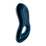 Satisfyer Epic Duo - Navy Blue USB Rechargeable Cock & Balls Ring with App Control - Image 7