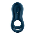 Satisfyer Epic Duo - Navy Blue USB Rechargeable Cock & Balls Ring with App Control