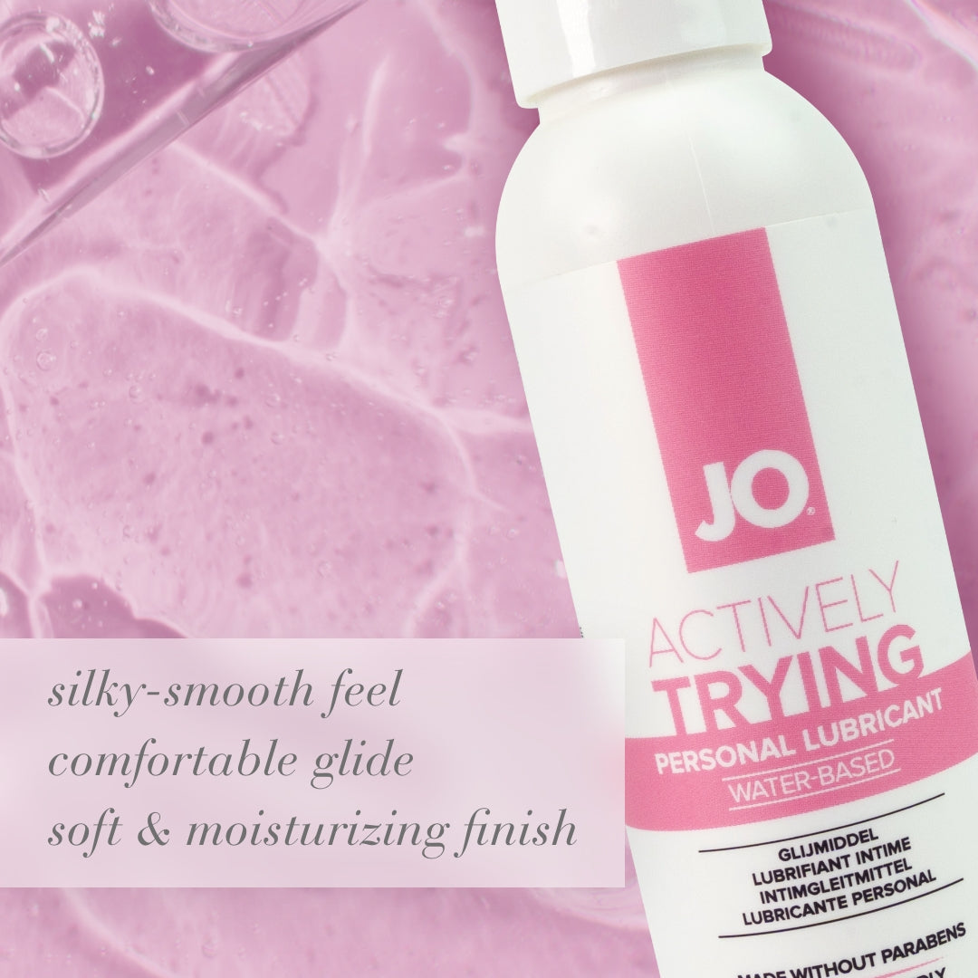 JO Actively Trying - 120 ml - Water Based Fertility Friendly Lubricant