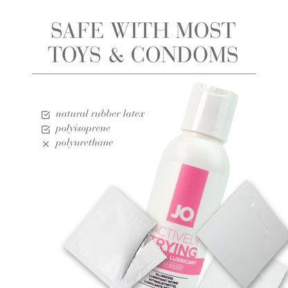 JO Actively Trying - 120 ml - Water Based Fertility Friendly Lubricant