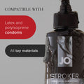 JO Stroker Lube - 120 ml - Water Based Stroker Lubricant - 120 ml Bottle