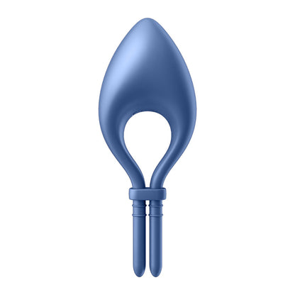 Satisfyer Bullseye - Blue Vibrating Adjustable Lasso Cock Ring