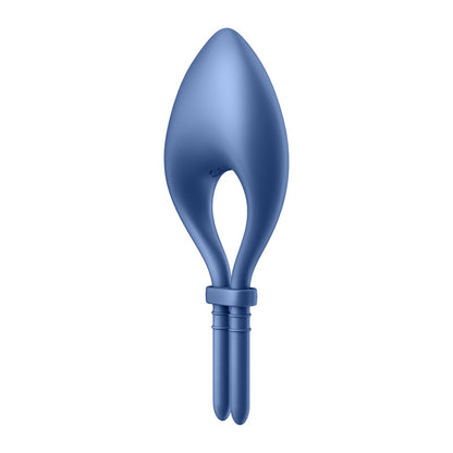 Satisfyer Bullseye - Blue Vibrating Adjustable Lasso Cock Ring