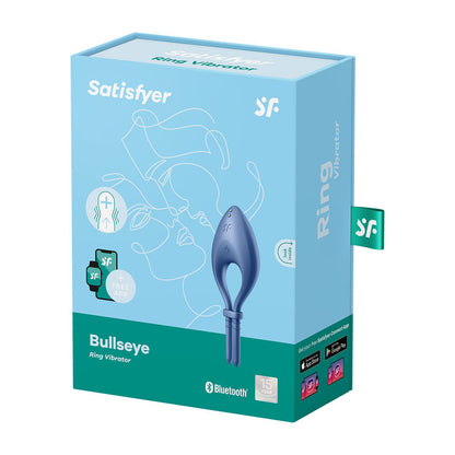 Satisfyer Bullseye - Blue Vibrating Adjustable Lasso Cock Ring