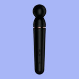 Satisfyer Planet Wand-er - Black - Black/Rose Gold USB Rechargeable Massager Wand - Image 6