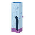 Satisfyer Planet Wand-er - Blue - Blue/Rose Gold USB Rechargeable Massager Wand