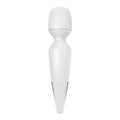 Satisfyer Wand-erland - White - White/Rose Gold USB Rechargeable Massage Wand