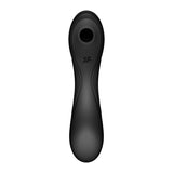 Satisfyer Curvy Trinity 4 - Black USB Rechargeable Air Pulse Stimulator & Vibrator - Image 8